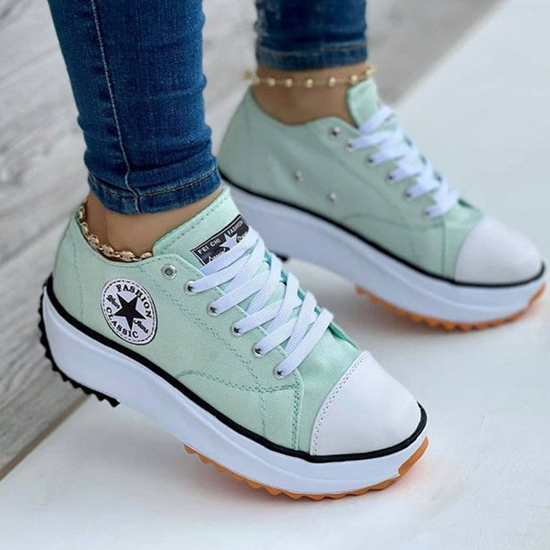 Canvas Schoenen Dames Mode Sneakers