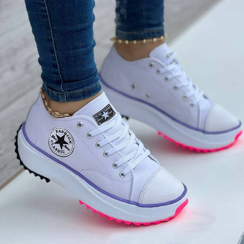 Canvas Schoenen Dames Mode Sneakers