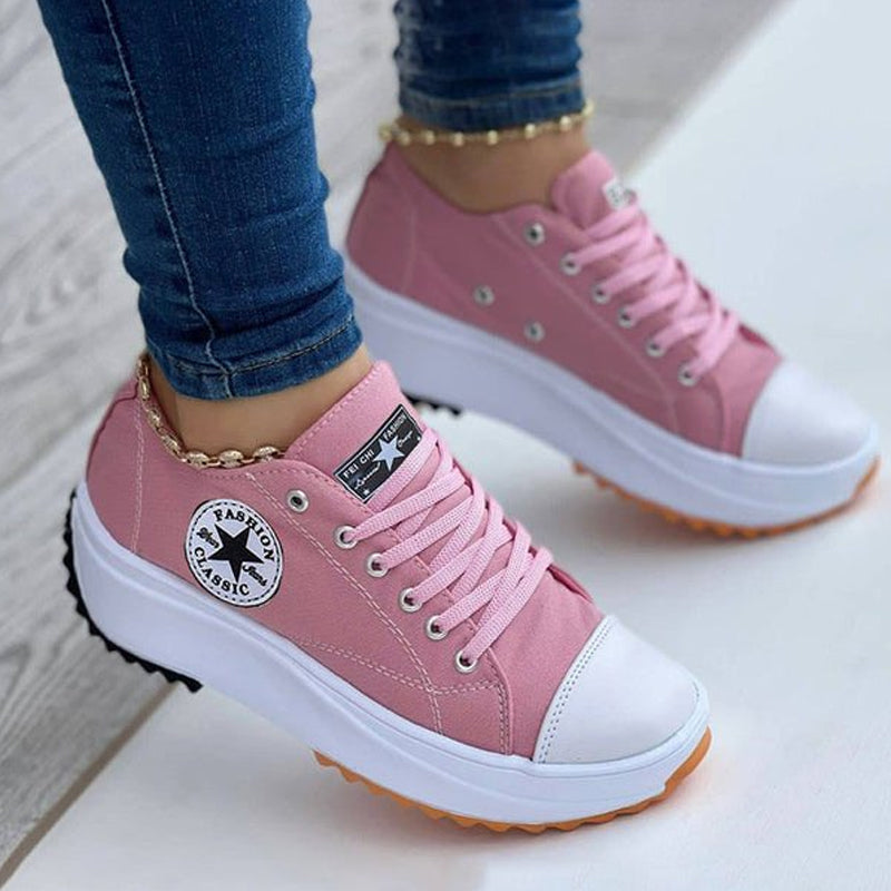 Canvas Schoenen Dames Mode Sneakers