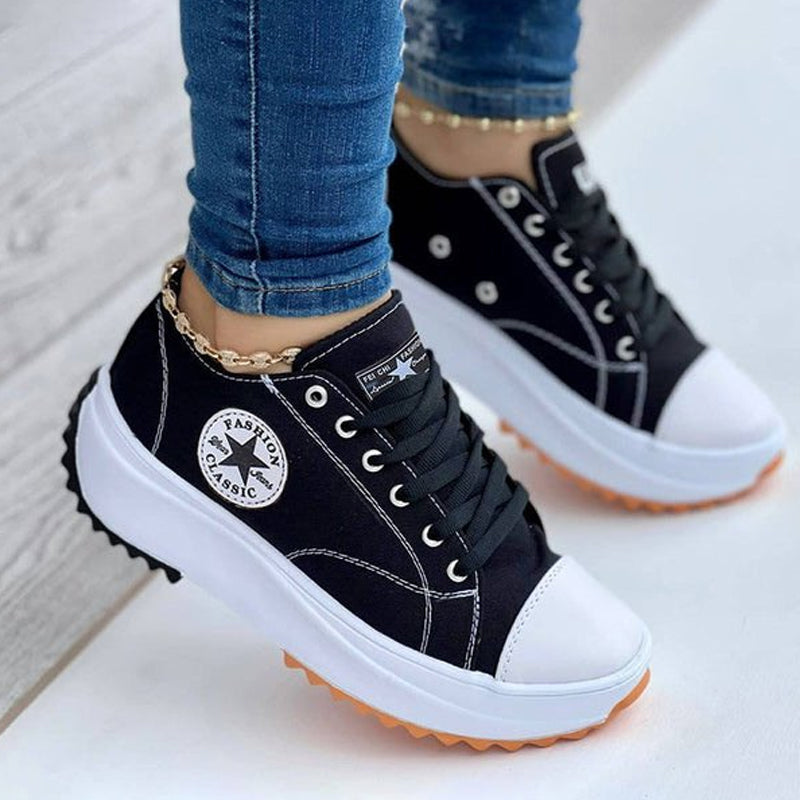 Canvas Schoenen Dames Mode Sneakers