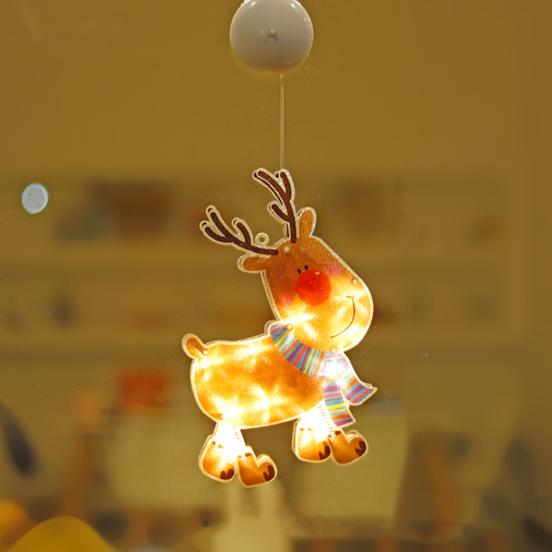 Kerst raam zuignap verlichting