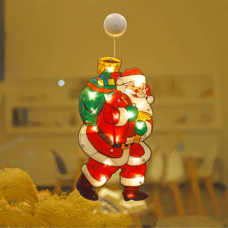 Kerst raam zuignap verlichting