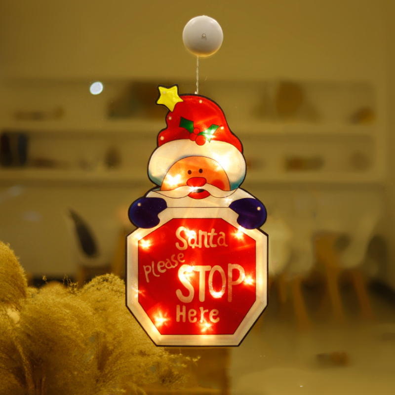 Kerst raam zuignap verlichting