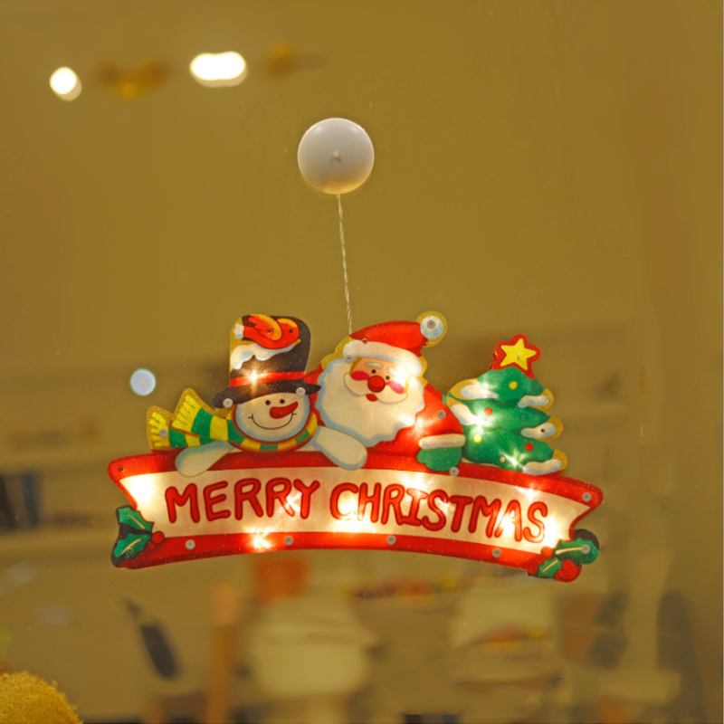 Kerst raam zuignap verlichting