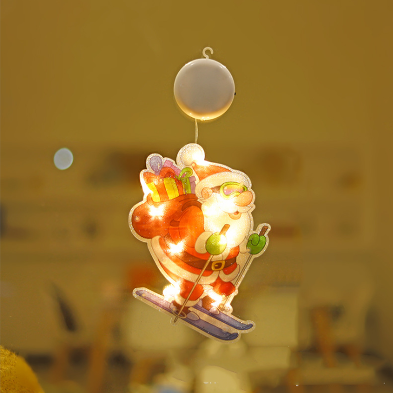 Kerst raam zuignap verlichting