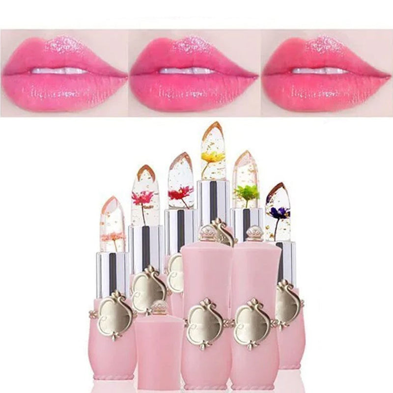 Crystal Jelly Bloem Kleur Veranderende Lippenstift