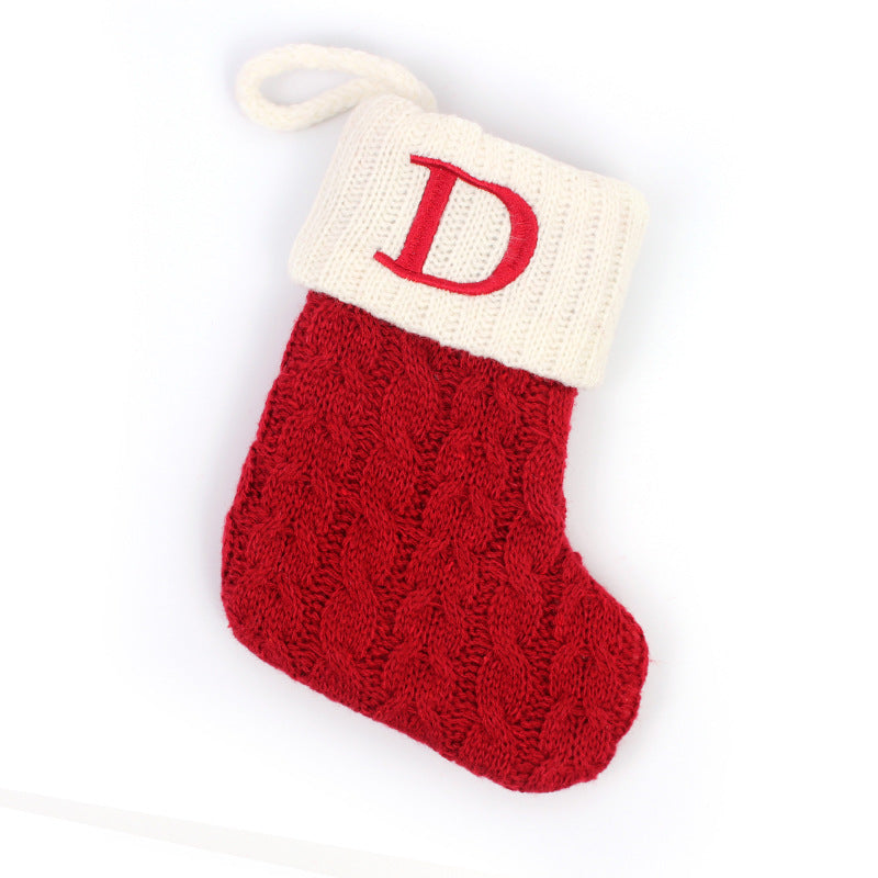 Kerst Brief Cadeau Sokken