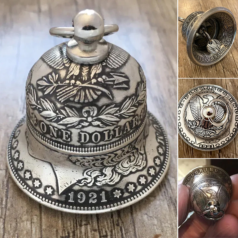 Morgan zilveren dollar bel