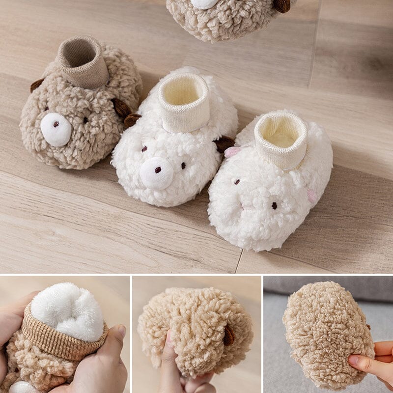 Baby cartoon pluche katoenen peuter schoenen
