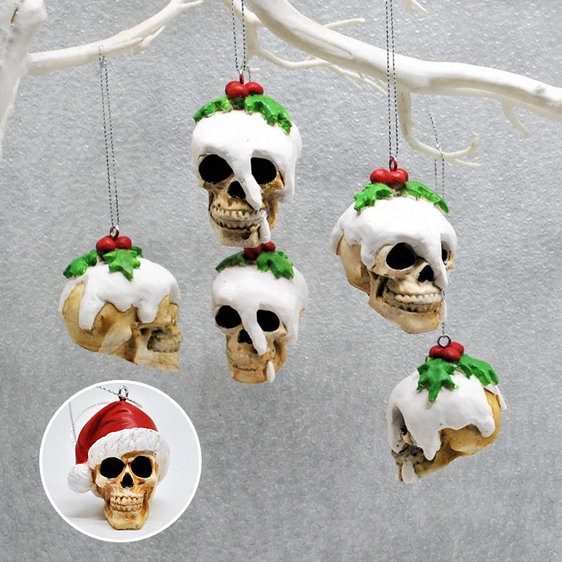 Santa Skull Bauble