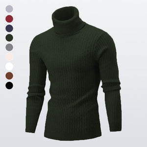 Men's Knitted Turtleneck Sweater