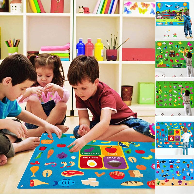 Flanellen grafieken voor kinderen