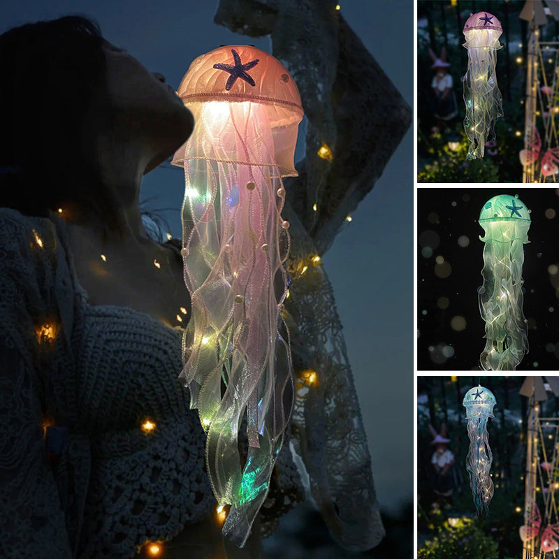 Prachtige verlichting kwallenlamp