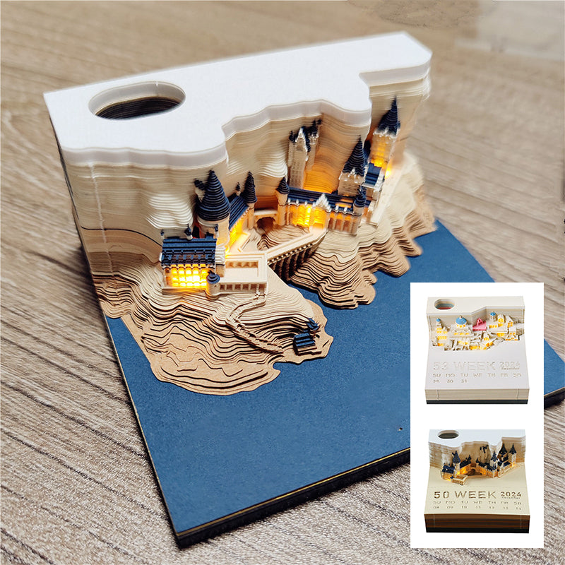 Creatief 3D-kleverige notitieboek