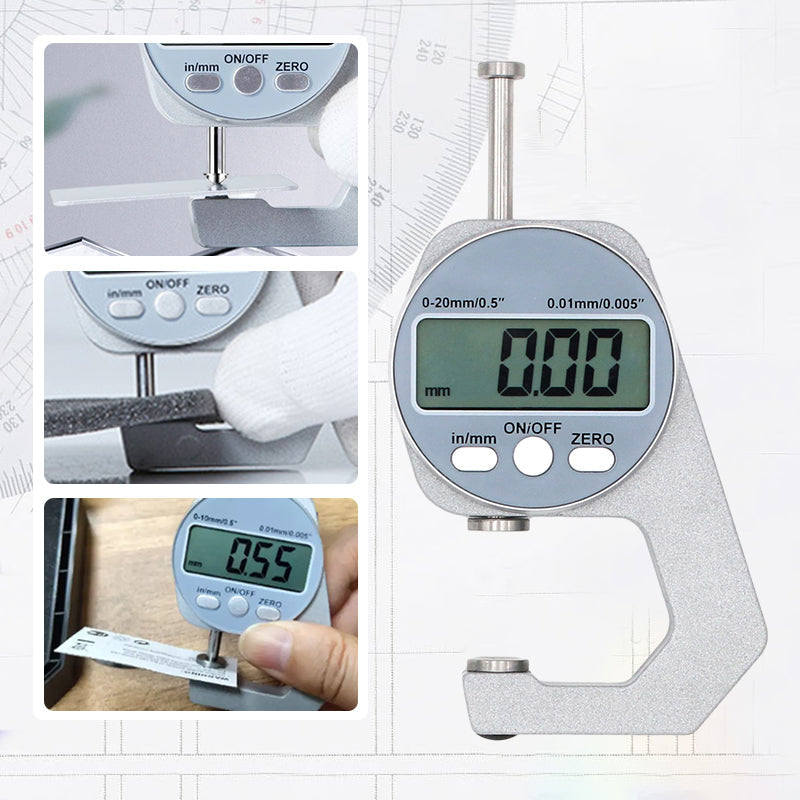 Diktemeter met digitaal display