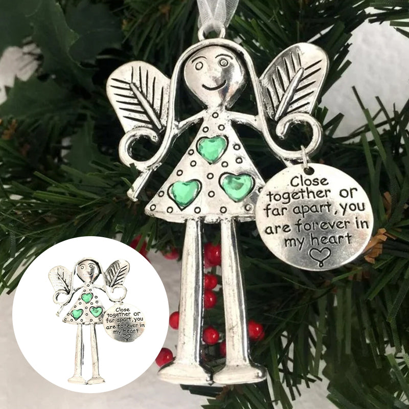 Gekke mooie vrienden voor altijd- Kerstcadeau met engelornament