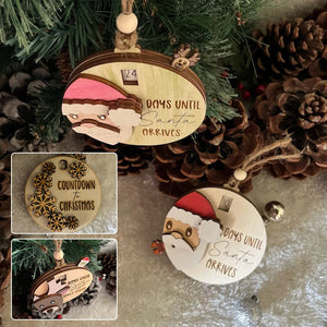 3D Kerstman aftellen naar kerstornament