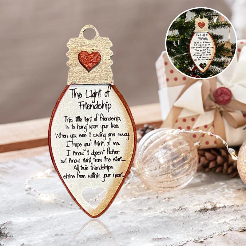 Kerst vriendschap boom hanger