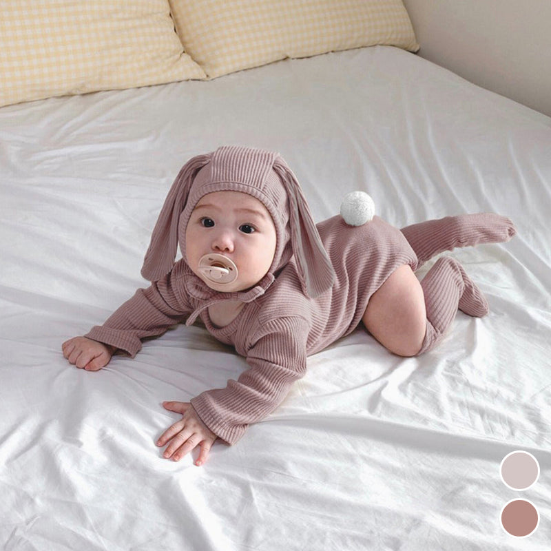 Bunny oren babybody met lange mouwen
