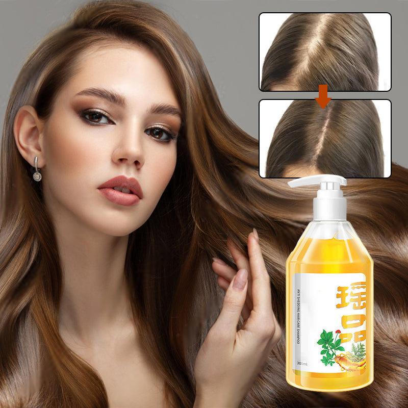 Gladde en oliecontrolerende anti-haaruitvalshampoo