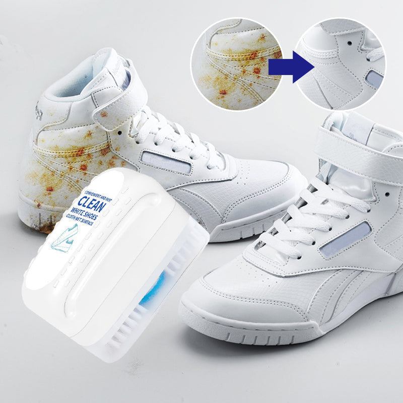 Witte schoenenreiniger