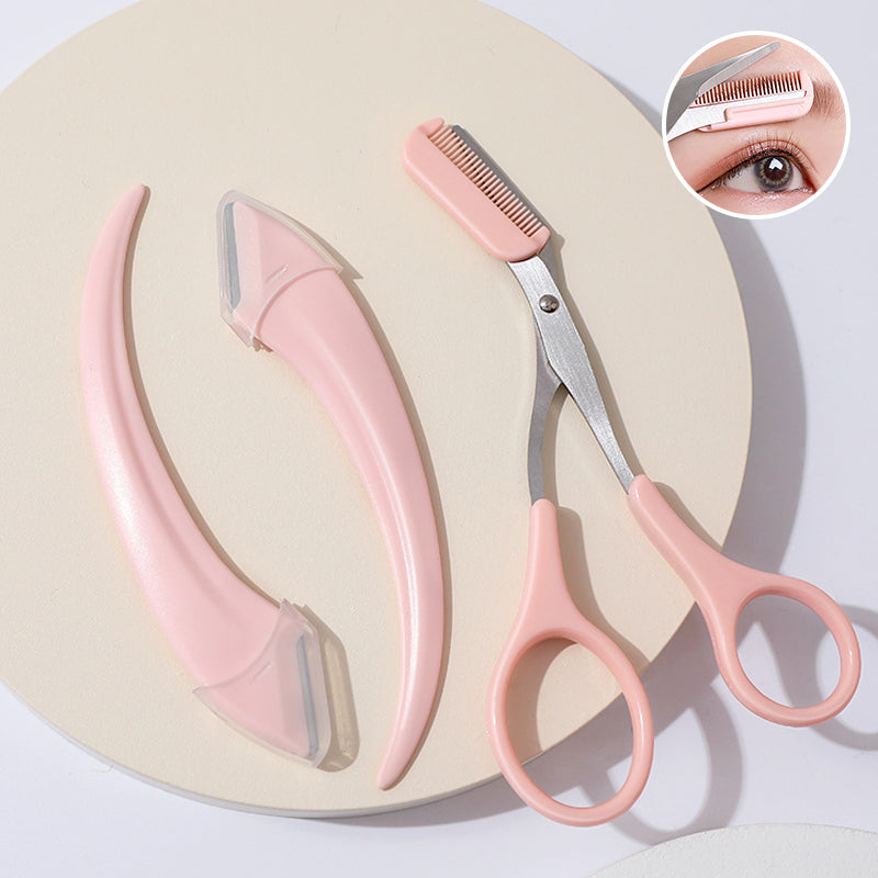 Wenkbrauw trimmer set