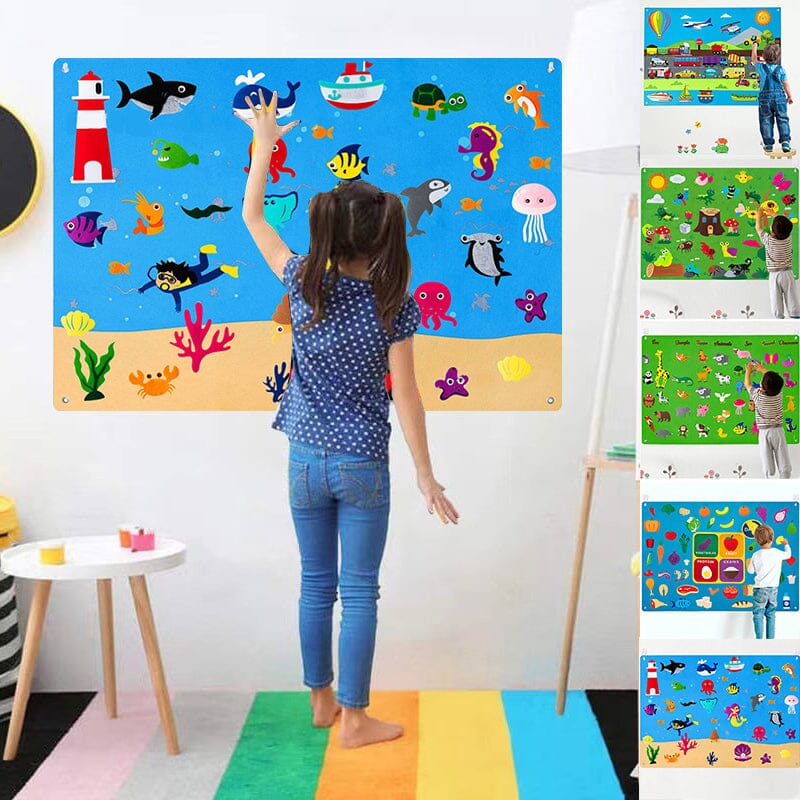 Flanellen grafieken voor kinderen