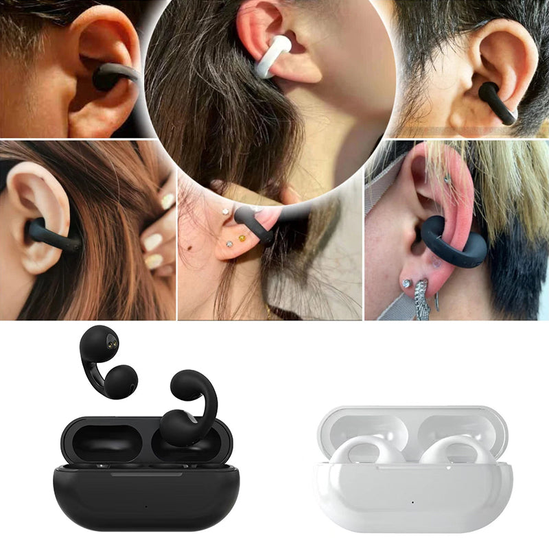 Draadloze Bluetooth-headset in het oor