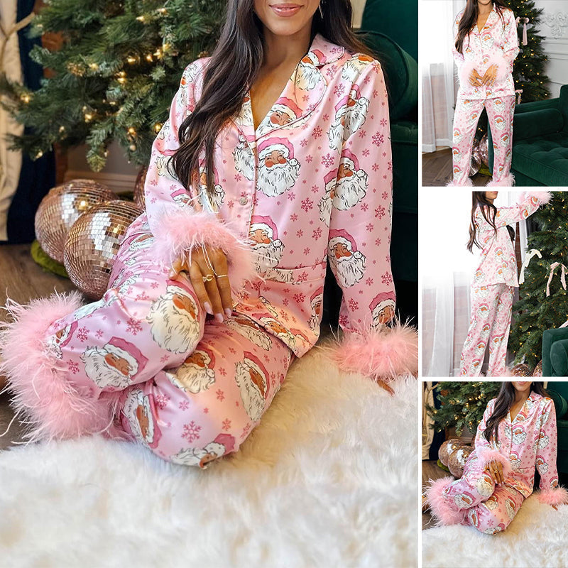 Kerstman bedrukte pyjama