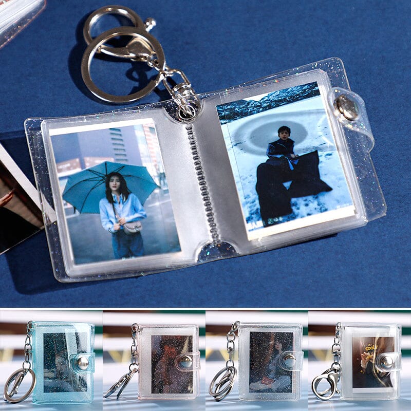Kleine sleutelhanger met foto album