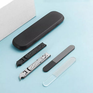 Opvouwbaar gereedschap voor nagelknipper met twee uiteinden