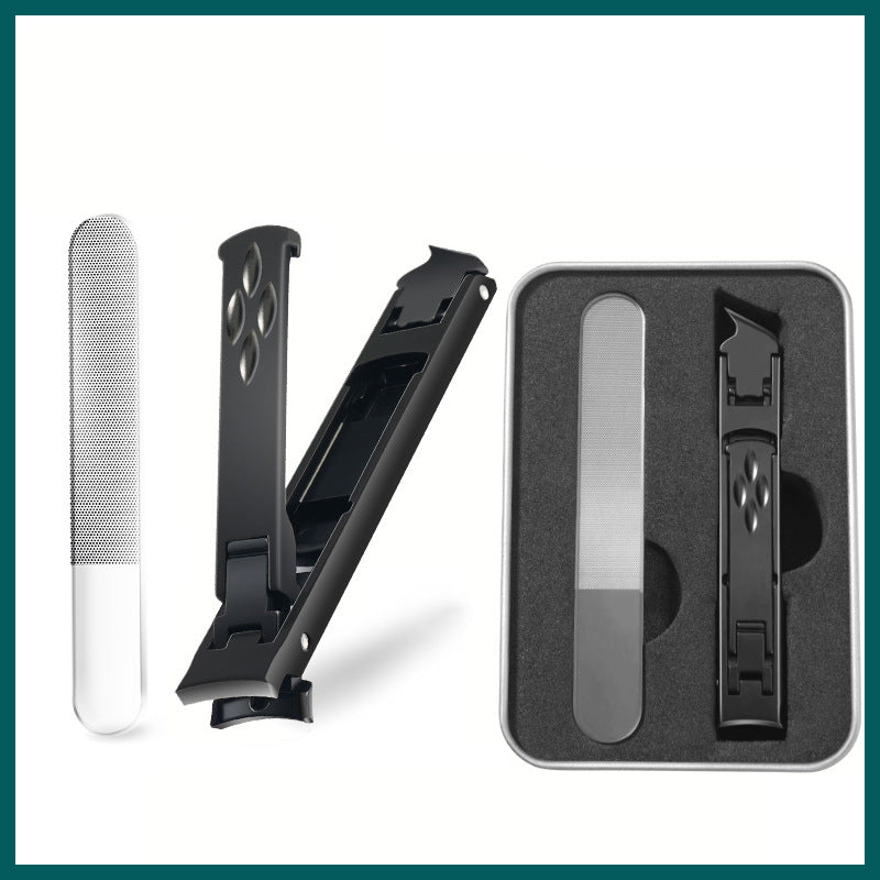 Opvouwbaar gereedschap voor nagelknipper met twee uiteinden