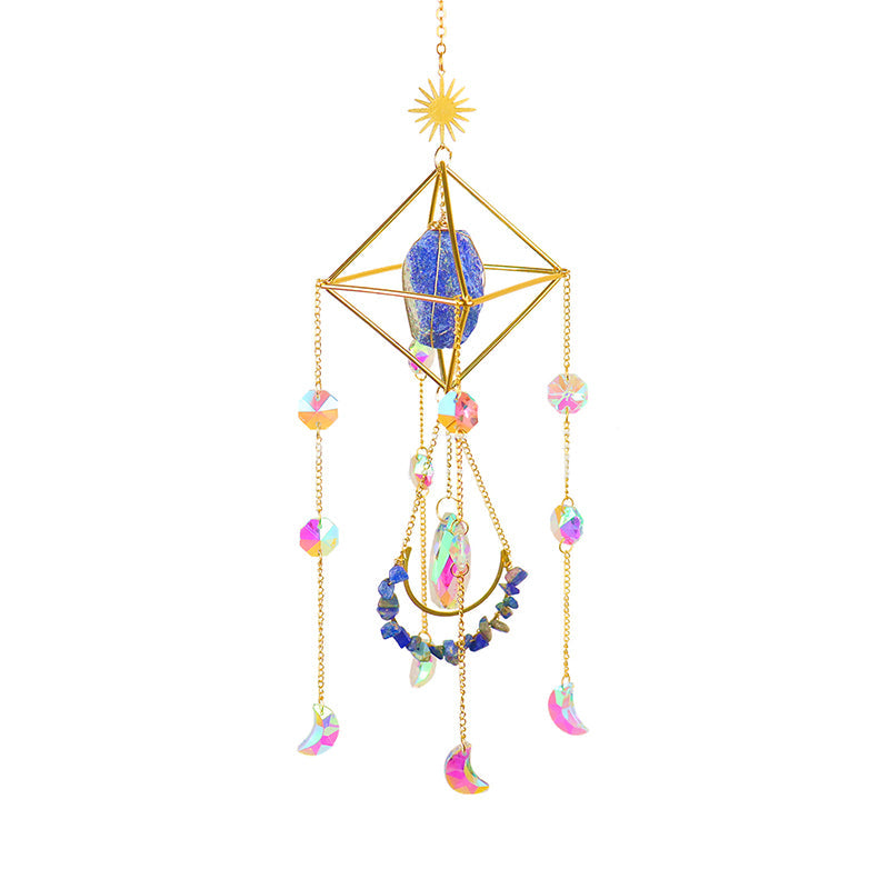 Kleurrijke grind decoratieve hanger