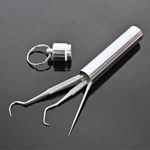 Draagbare tandenstoker set