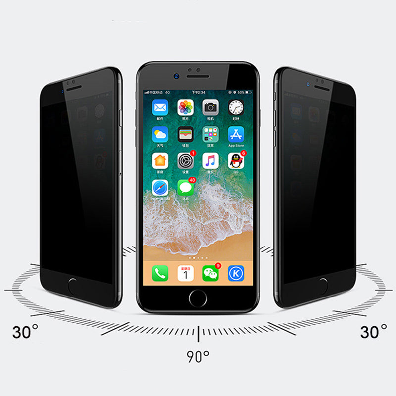 iPhone anti-peeping tempered glass screen protector