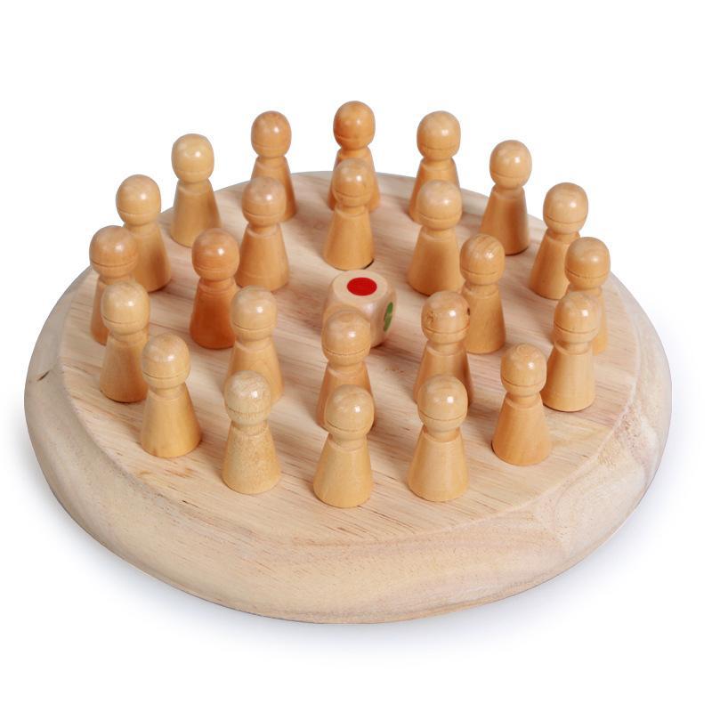 Houten Memory Match Stick Schaken