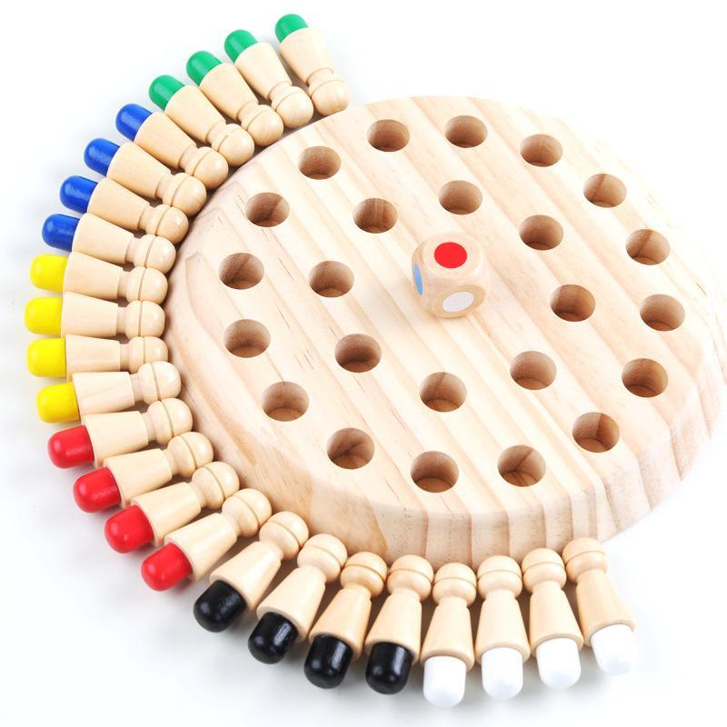 Houten Memory Match Stick Schaken