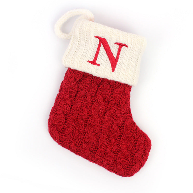 Kerst Brief Cadeau Sokken