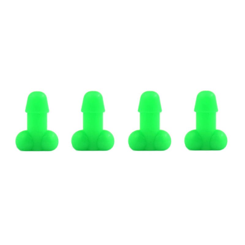 Grappige klepsteeldoppen (4 stuks)