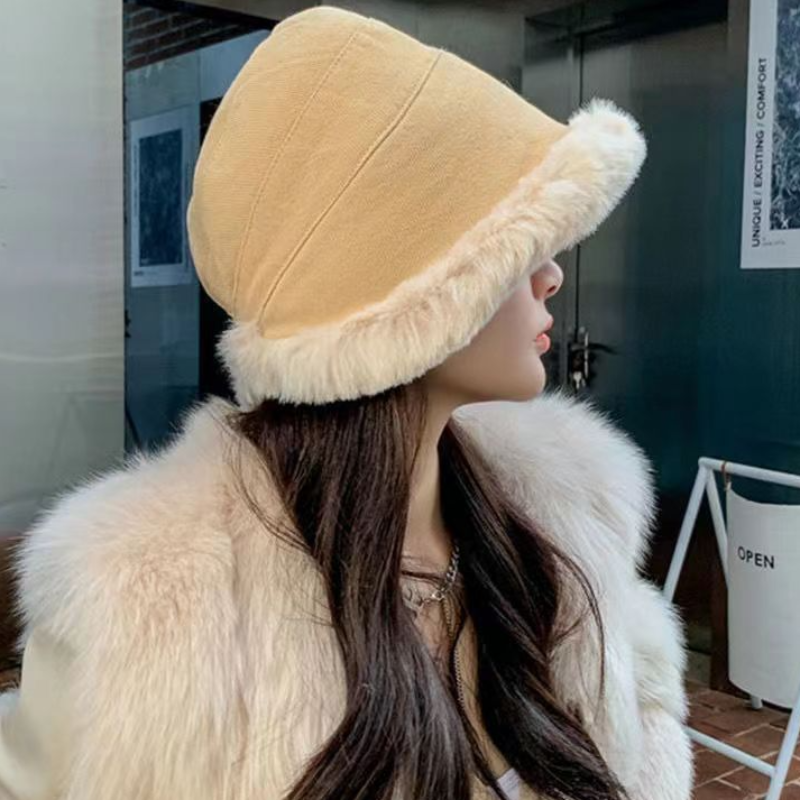 Plus fluwelen verdikte vissershoed