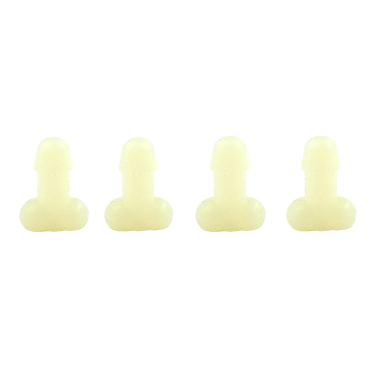 Grappige klepsteeldoppen (4 stuks)