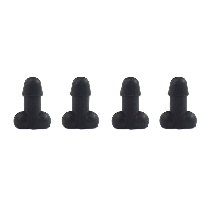 Grappige klepsteeldoppen (4 stuks)