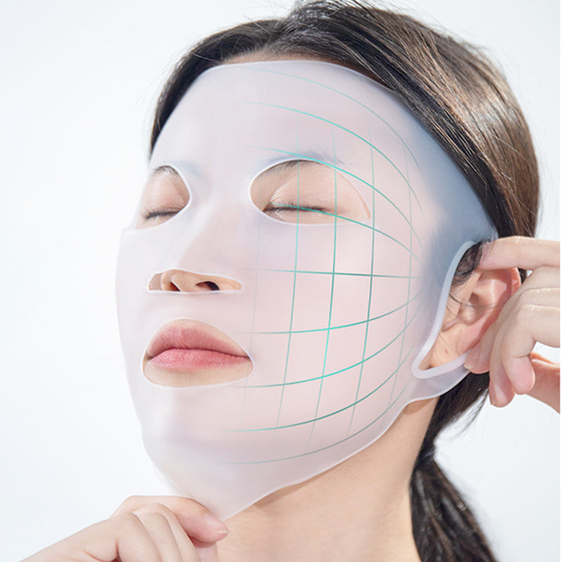 Oorhangend antislip en absorptiebevorderend siliconen masker