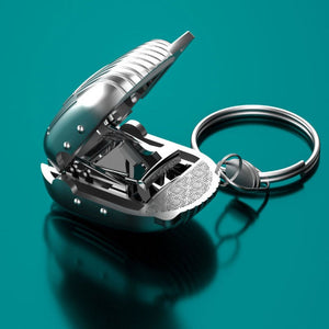 Portable Mini Folding Nail Clippers Keychain