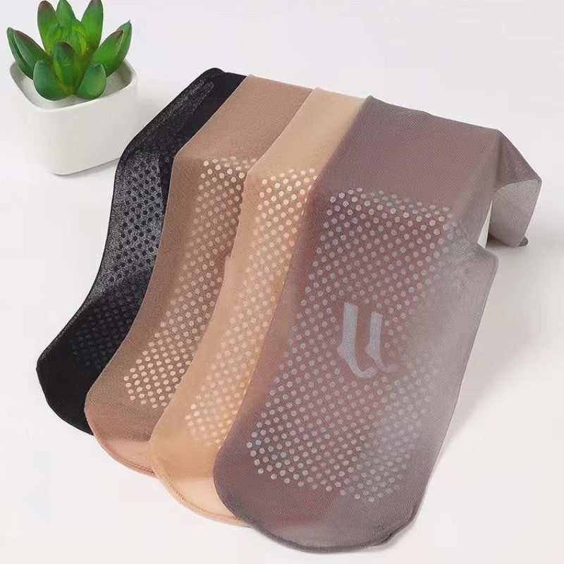 Invisible short stockings with non-slip rubber dots