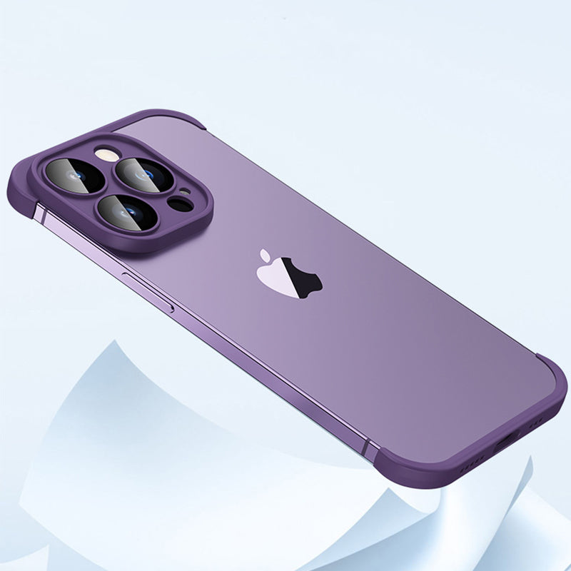 Apple-hoes met glazen lensfilm en hoekkussens