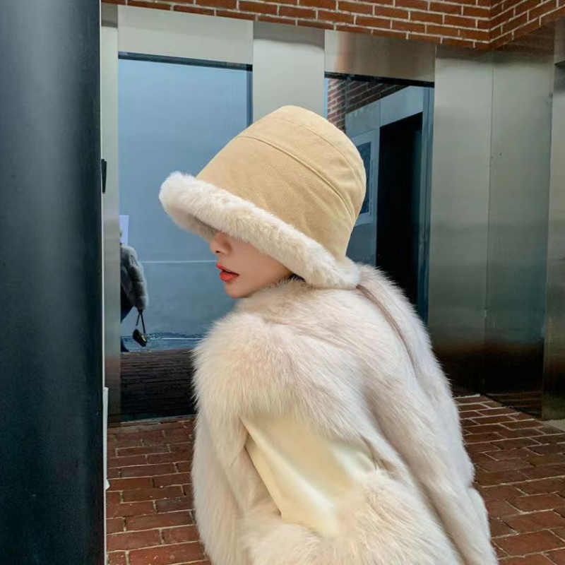 Plus fluwelen verdikte vissershoed