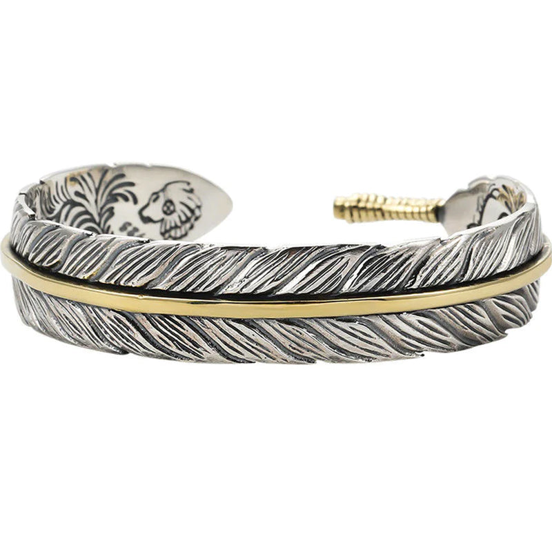Vintage veren armband
