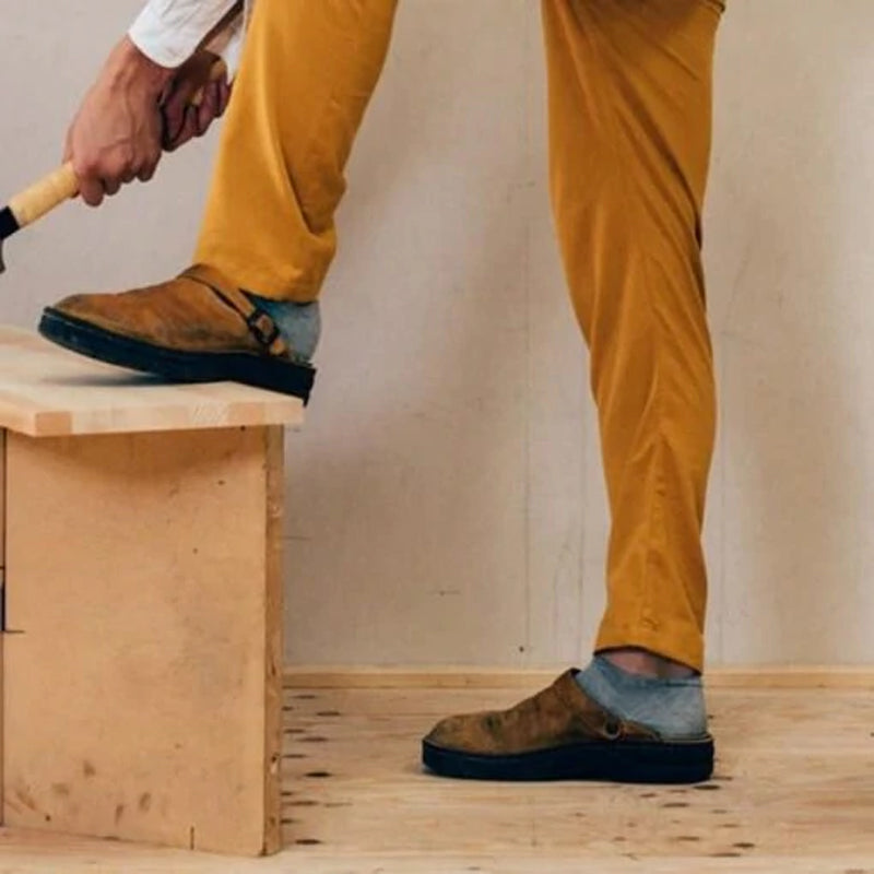 Premium zachte leren pantoffels