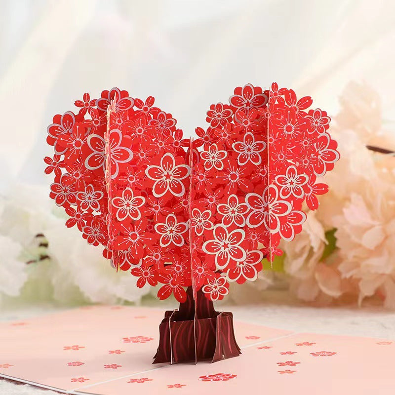 3D Handmade Flower Greeting3D handgemaakte bloem wenskaart Card